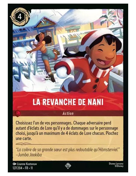 S11 - 127/204 : La revanche de Nani | Cartes à l'unité Lorcana