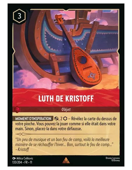 S11 - 133/204 : Luth de Kristoff | Cartes à l'unité Lorcana