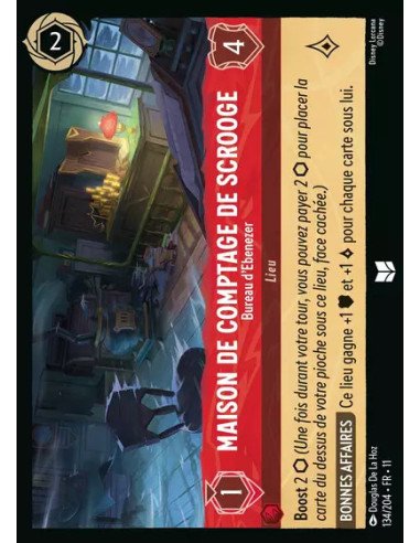 S11 - 134/204 : Maison de comptage de Scrooge - Bureau d'Ebenezer | Cartes à l'unité Lorcana