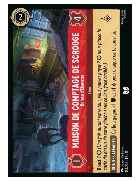 S11 - 134/204 : Maison de comptage de Scrooge - Bureau d'Ebenezer | Cartes à l'unité Lorcana