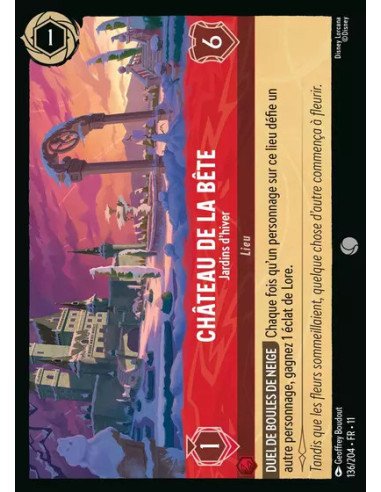 S11 - 136/204 : Château de la Bête - Jardins d'hiver | Cartes à l'unité Lorcana