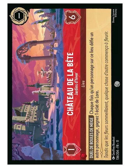 S11 - 136/204 : Château de la Bête - Jardins d'hiver | Cartes à l'unité Lorcana