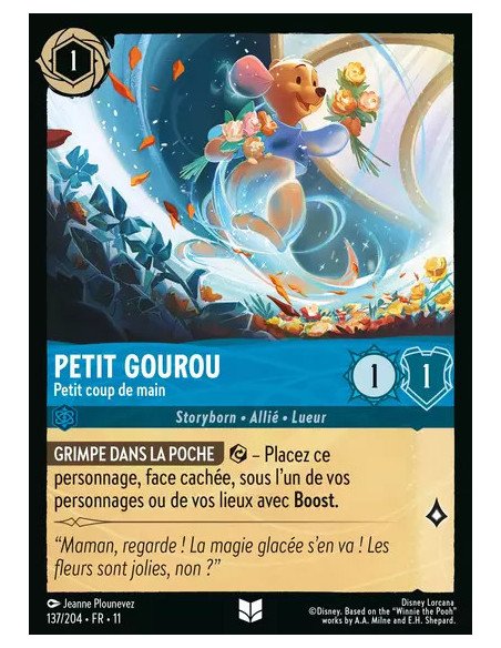 S11 - 137/204 : Petit Gourou - Petit coup de main | Cartes à l'unité Lorcana