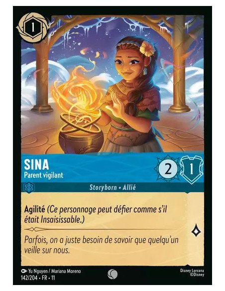 S11 - 142/204 : Sina - Parent vigilant | Cartes à l'unité Lorcana