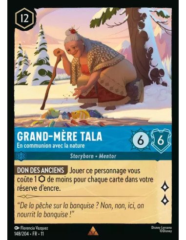 S11 - 148/204 : Grand-mère Tala - En communion avec la nature | Cartes à l'unité Lorcana