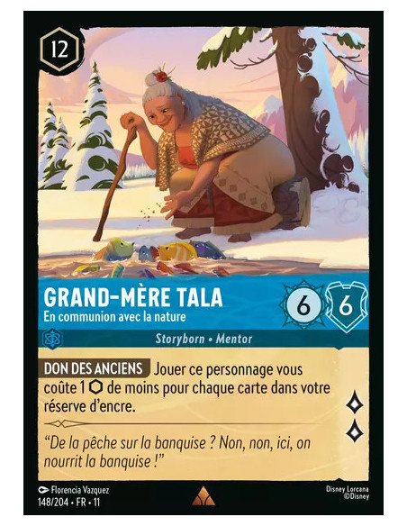 S11 - 148/204 : Grand-mère Tala - En communion avec la nature | Cartes à l'unité Lorcana