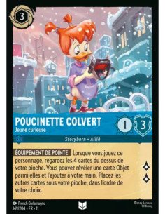 S11 - 149/204 : Poucinette Colvert - Jeune curieuse | Cartes à l'unité Lorcana