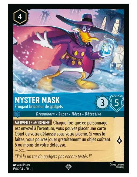 S11 - 150/204 : Myster Mask - Fringant bricoleur de gadgets | Cartes à l'unité Lorcana
