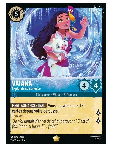 S11 - 155/204 : Vaiana - Exploratrice curieuse | Cartes à l'unité Lorcana