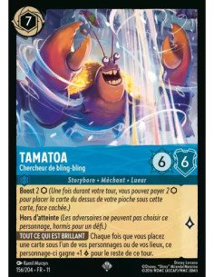 S11 - 156/204 : Tamatoa - Chercheur de bling-bling | Cartes à l'unité Lorcana