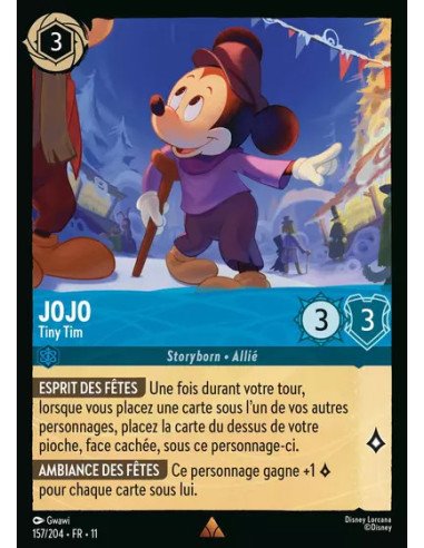 S11 - 157/204 : Jojo - Tiny Tim | Cartes à l'unité Lorcana