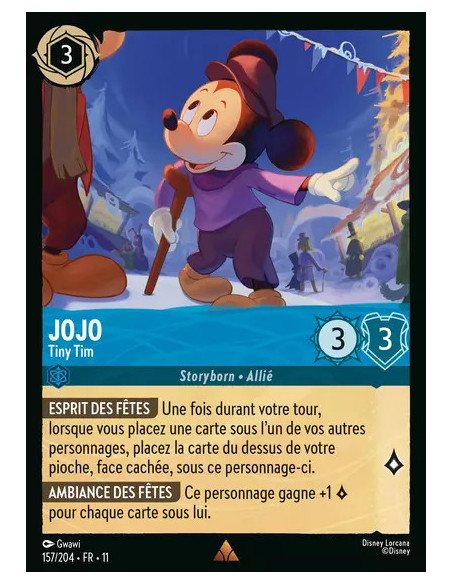 S11 - 157/204 : Jojo - Tiny Tim | Cartes à l'unité Lorcana