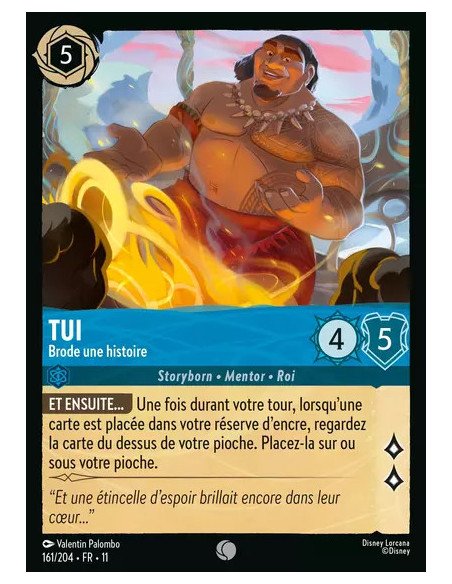 S11 - 161/204 : Tui - Brode une histoire | Cartes à l'unité Lorcana