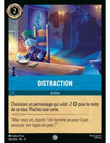 S11 - 164/204 : Distraction | Cartes à l'unité Lorcana