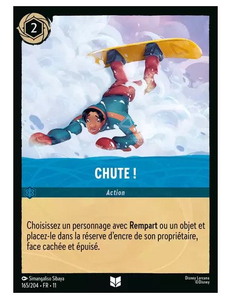 S11 - 165/204 : Chute ! | Cartes à l'unité Lorcana