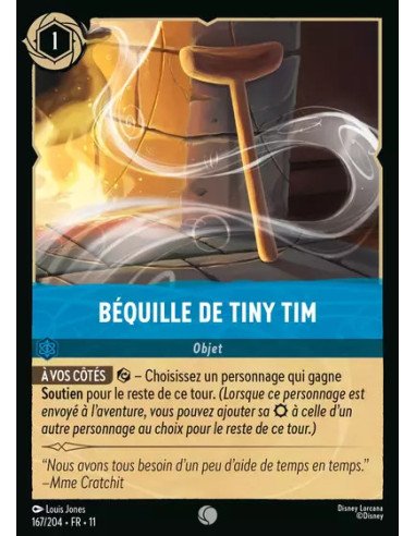 S11 - 167/204 : Béquille de Tiny Tim | Cartes à l'unité Lorcana