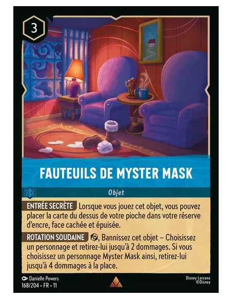 S11 - 168/204 : Fauteuils de Myster Mask | Cartes à l'unité Lorcana