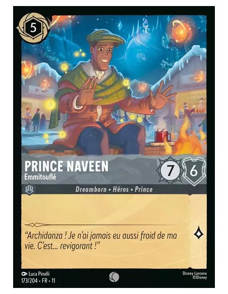 S11 - 173/204 : Prince Naveen - Emmitouflé | Cartes à l'unité Lorcana