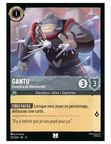 S11 - 176/204 : Gantu - Complice de Hämsterviel | Cartes à l'unité Lorcana