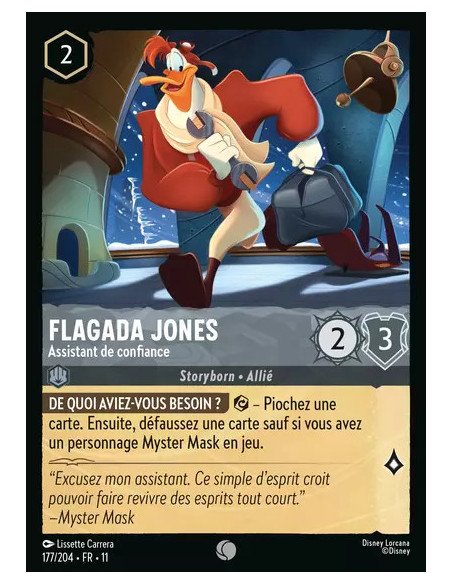 S11 - 177/204 : Flagada Jones - Assistant de confiance | Cartes à l'unité Lorcana