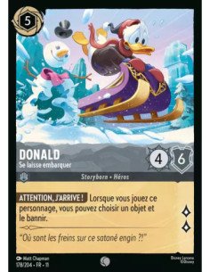 S11 - 178/204 : Donald - Se laisse embarquer | Cartes à l'unité Lorcana
