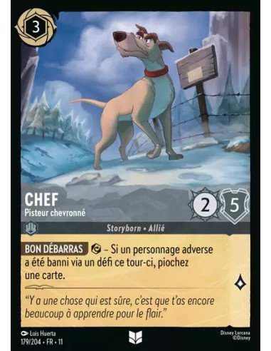 S11 - 179/204 : Chef - Pisteur chevronné | Cartes à l'unité Lorcana