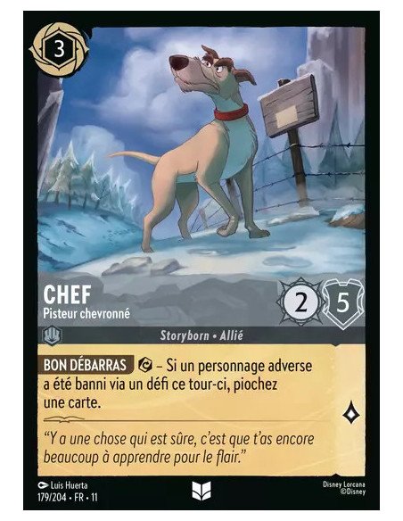 S11 - 179/204 : Chef - Pisteur chevronné | Cartes à l'unité Lorcana
