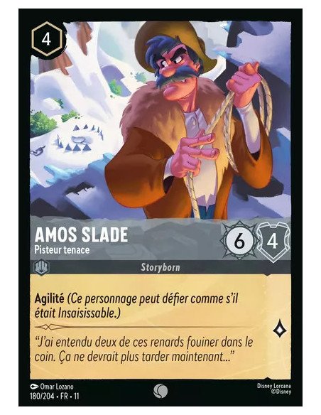 S11 - 180/204 : Amos Slade - Pisteur tenace | Cartes à l'unité Lorcana