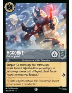S11 - 181/204 : McCorne - Policier glacial | Cartes à l'unité Lorcana