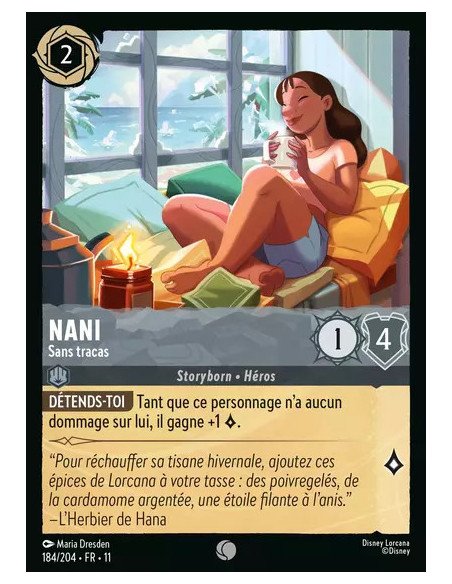 S11 - 184/204 : Nani - Sans tracas | Cartes à l'unité Lorcana