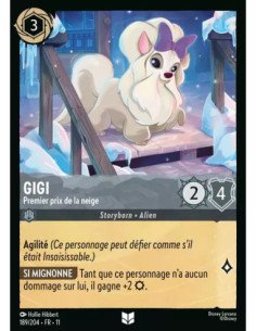 S11 - 189/204 : Gigi - Premier prix de la neige | Cartes à l'unité Lorcana