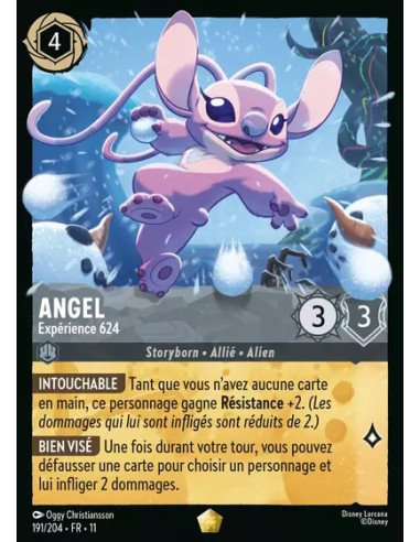 S11 - 191/204 : Angel - Expérience 624 | Cartes à l'unité Lorcana