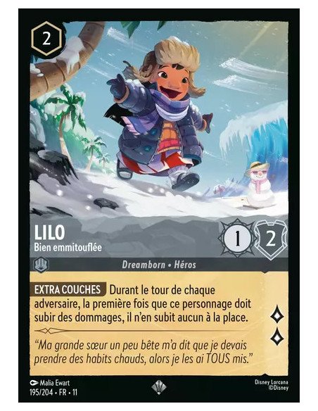 S11 - 195/204 : Lilo - Bien emmitouflée | Cartes à l'unité Lorcana