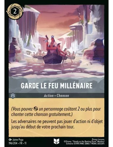S11 - 196/204 : Garde le feu millénaire | Cartes à l'unité Lorcana