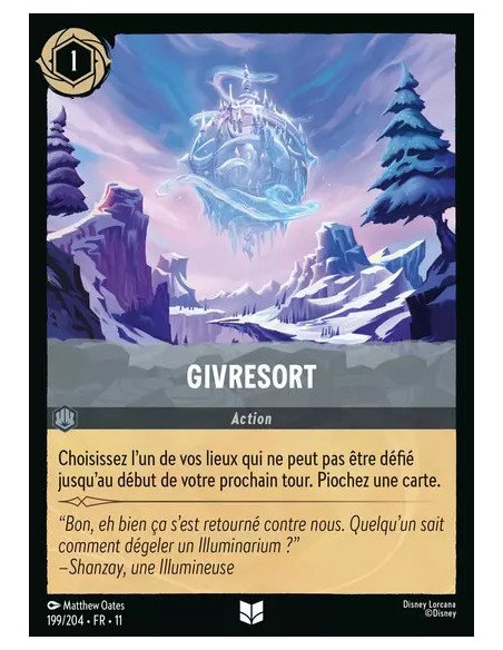 S11 - 199/204 : Givresort | Cartes à l'unité Lorcana