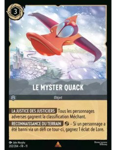 S11 - 202/204 : Le Myster Quack | Cartes à l'unité Lorcana