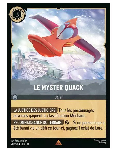 S11 - 202/204 : Le Myster Quack | Cartes à l'unité Lorcana