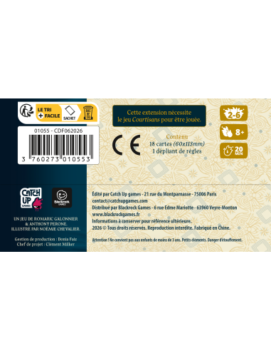 Courtisans - Diplomates et Confidents (Ext) - Extension de jeu