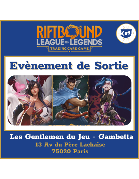 Riftbound : Evènement de Sortie Riftbound FR - Vendredi 29 Mai à 19h30