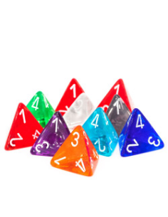 CHESSEX - D4 A L'UNITE - Jeu de dés