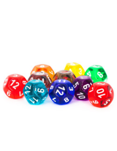 CHESSEX - D12 A L'UNITE - Jeu de dés 2