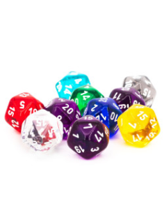 CHESSEX - D20 A L'UNITE - Dé à jouer 2