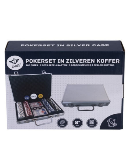 Malette Poker métal - Accessoire de Poker