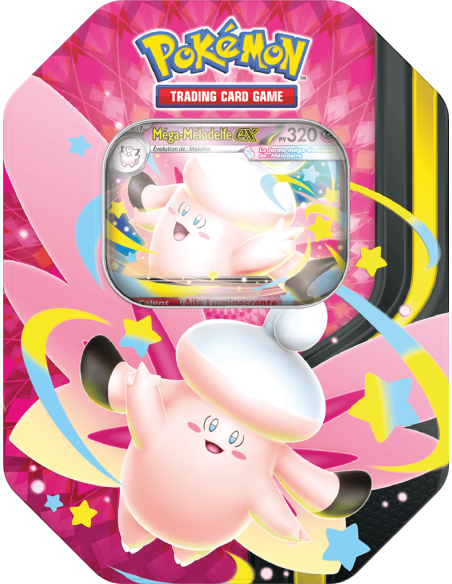 Image de la Pokébox Mega Melodelfe de Face