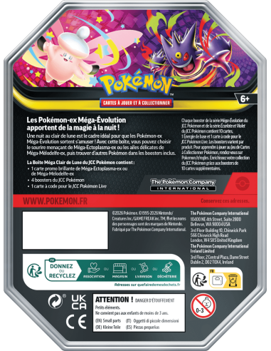Image de la Pokébox Mega Melodelfe de dos