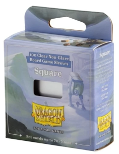 Board Game Sleeves - Square - 70x70mm (x100) Dragon Shield
