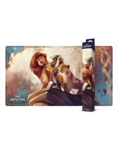 Image du tapis de jeu Lorcana Le Roi Lion avec Mufasa, Rafiki 2