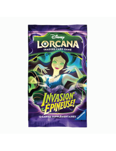 Image du booster lorcana chapitre 13 avec un visuel de Blanche Neige