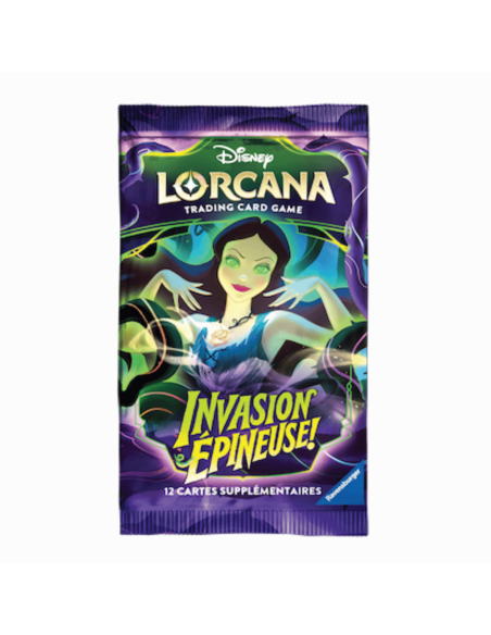 Image du booster lorcana chapitre 13 avec un visuel de Blanche Neige