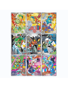 Image du coffret Premier Partenaire en biais, avec un booster ME03, un booster ME04 et le booster Premiers Partenaires Série 2 2